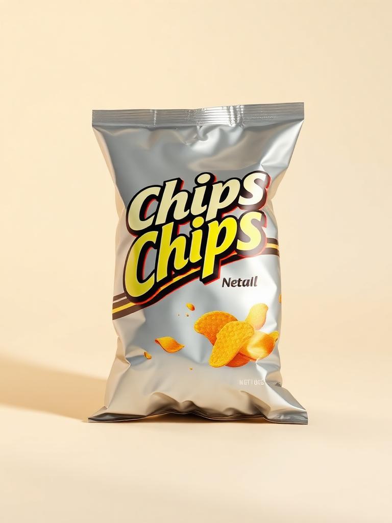 Snack chip bag